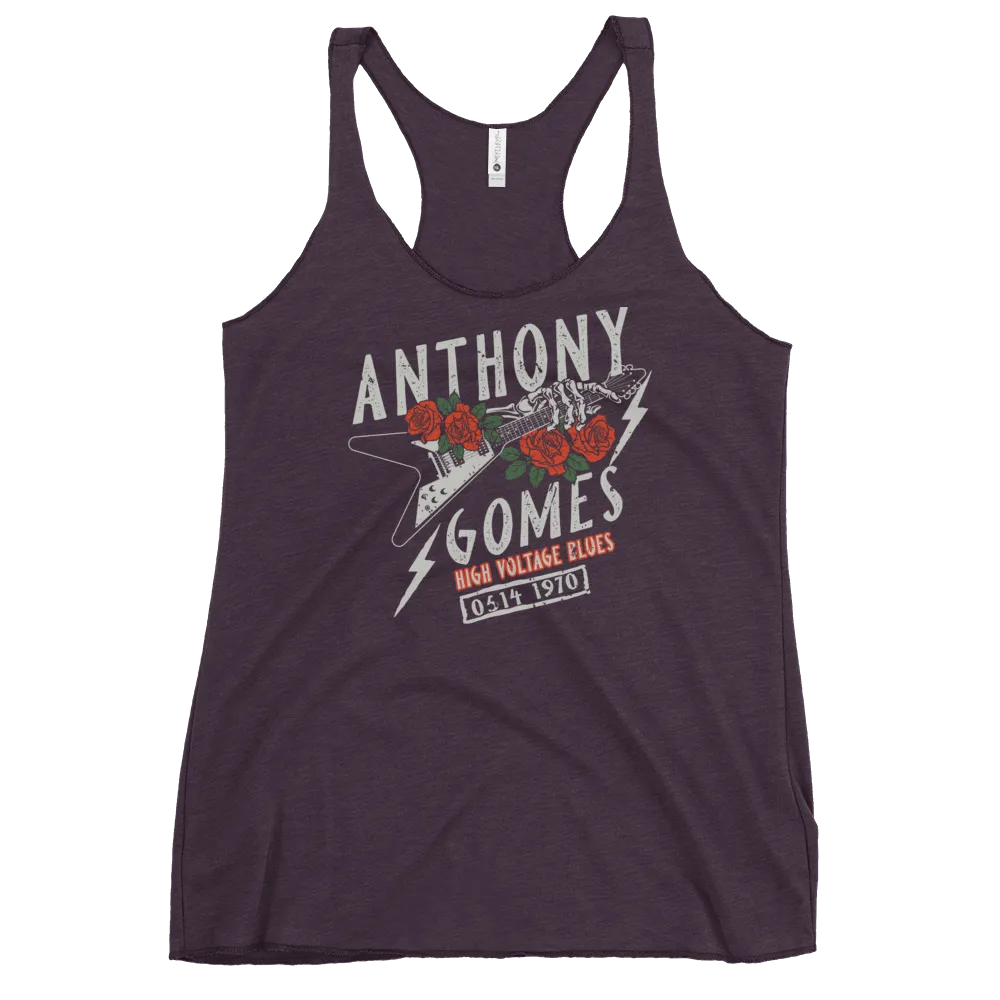 AG Roses 'N' Bones Women's Racerback Tank