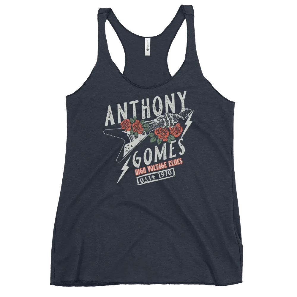 AG Roses 'N' Bones Women's Racerback Tank