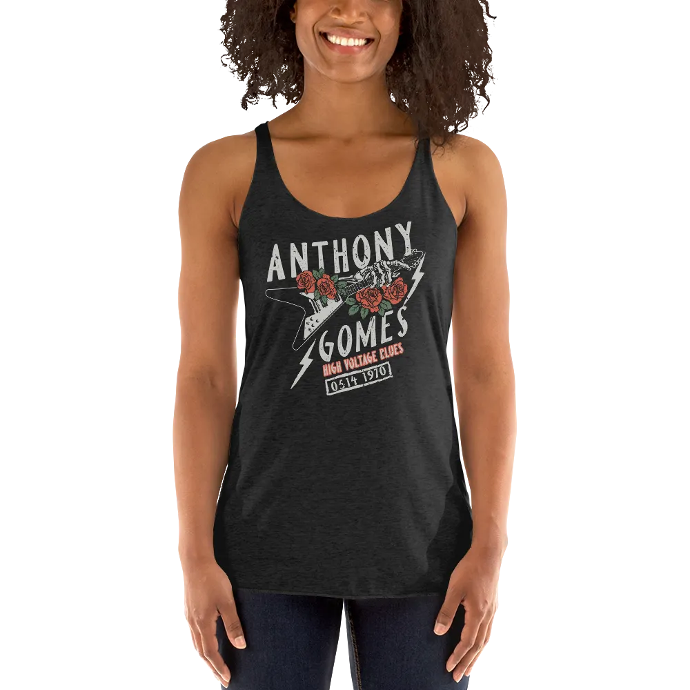 AG Roses 'N' Bones Women's Racerback Tank