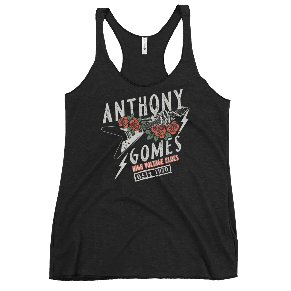 AG Roses 'N' Bones Women's Racerback Tank