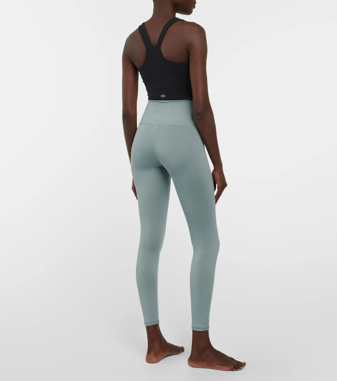 Alo Yoga High Waisted Airlift Leggings, Beige