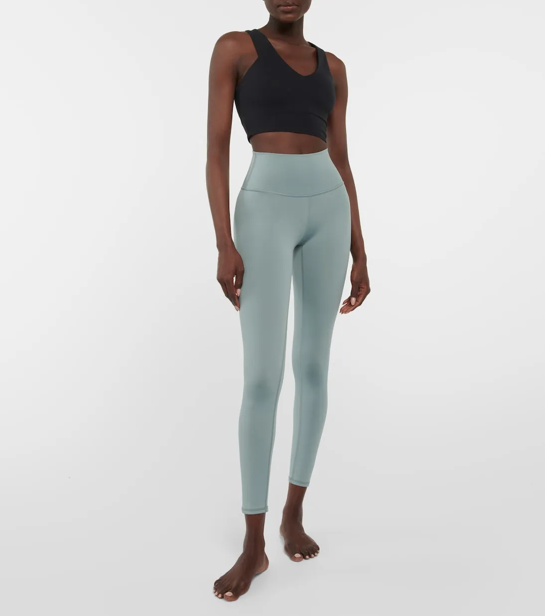 Alo Yoga High Waisted Airlift Leggings, Beige