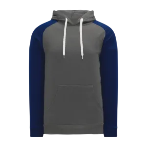 Athletic Knit (AK) A1840A-931 Adult Heather Charcoal/Navy Apparel Sweatshirt