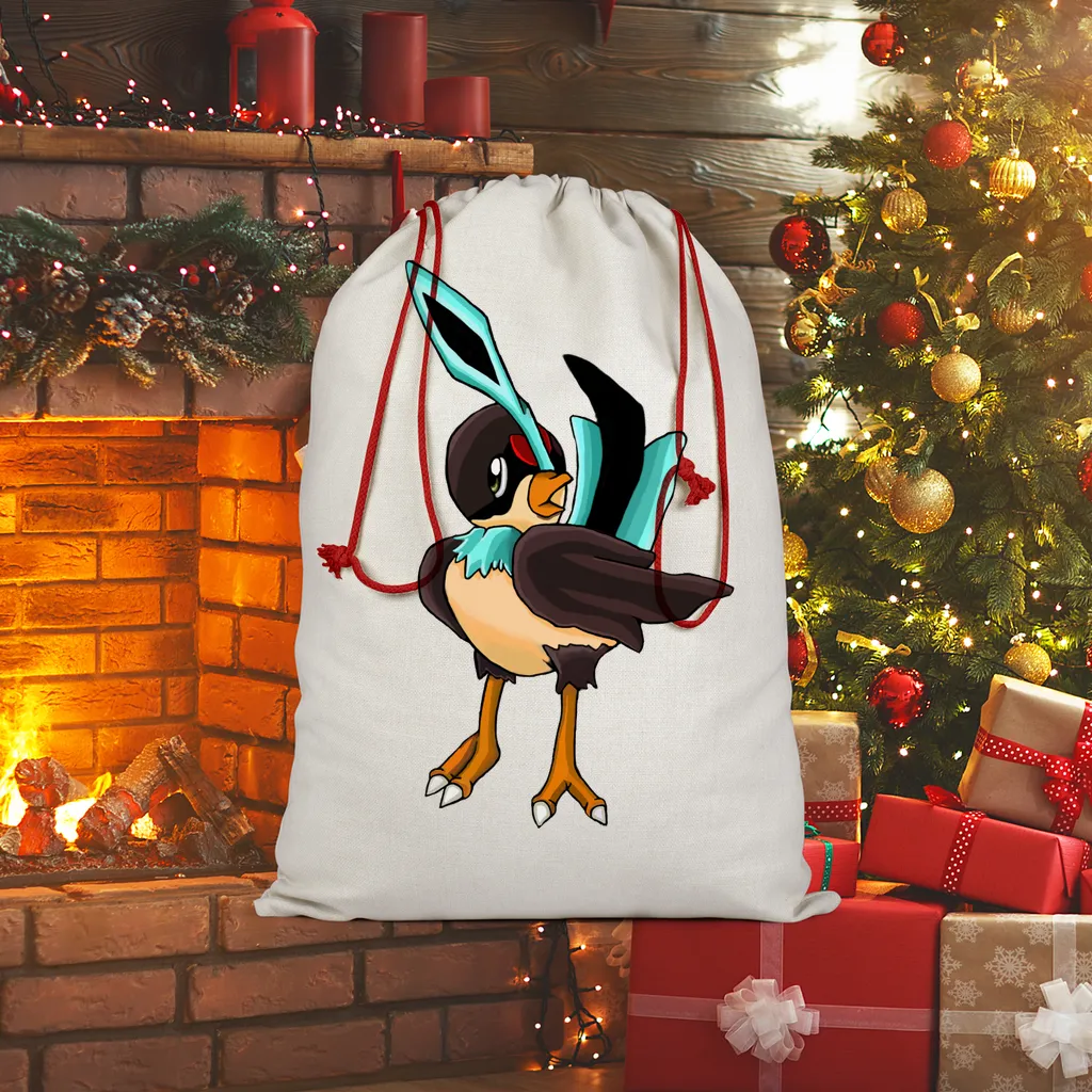 Birdi Sublimation Linen Drawstring Sack