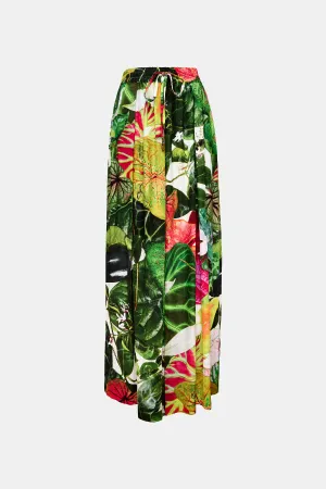 botanical print pants