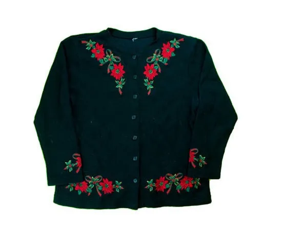 Bows And Flowers-Small Christmas Sweater