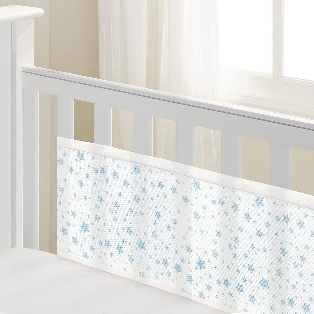 Breathable Baby Mesh Liner - 2 Sided (Twinkle Stars Blue)