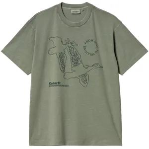 CARHARTT WIP S/S Flying Ducks T-Shirt Duck Green