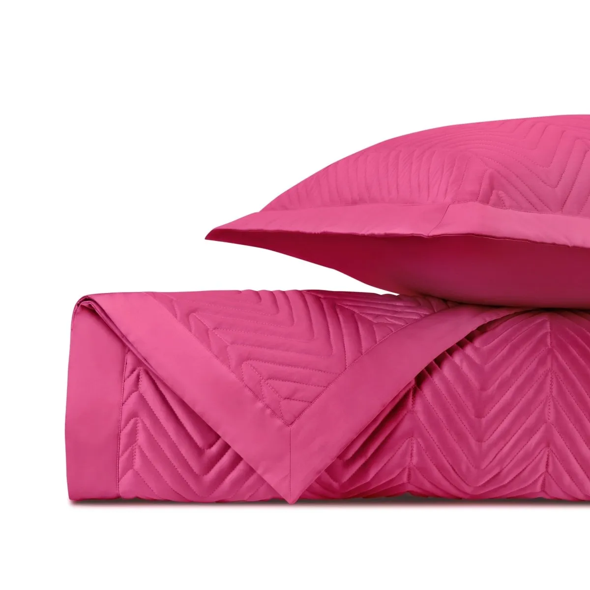 Charleston Quilted Bright Pink by Home Treasures
