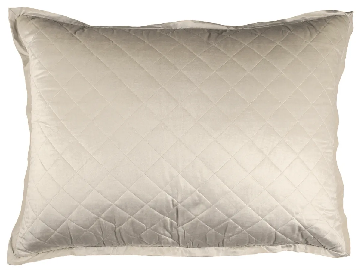 Chloe Ivory Velvet Bedding by Lili Alessandra