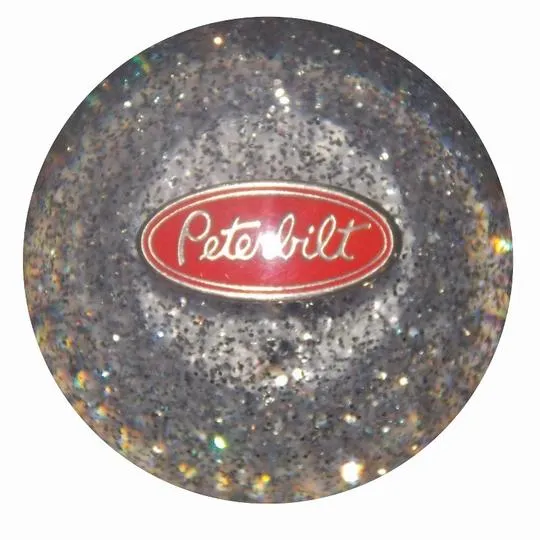 Clear Glitter Peterbilt Shift Knob