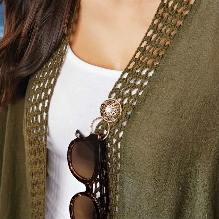 Embrace Fashion Fastener - Raised Flower