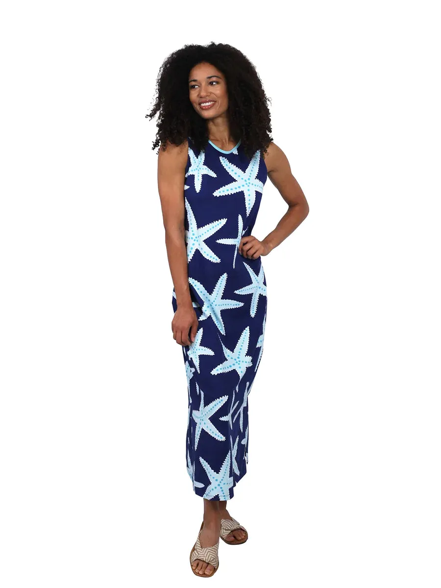 Emilee Sea Star Long Shift Dress