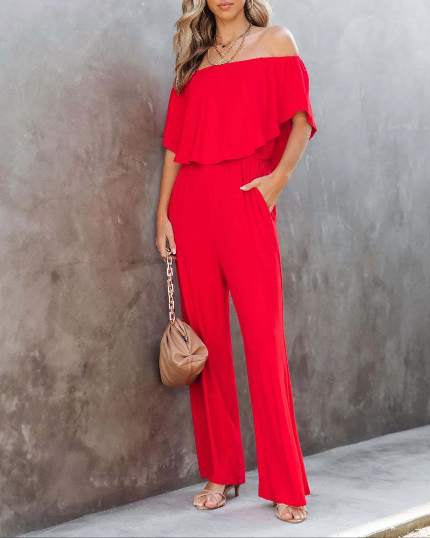 Fashion Leisure Wide Leg Jumpsuit