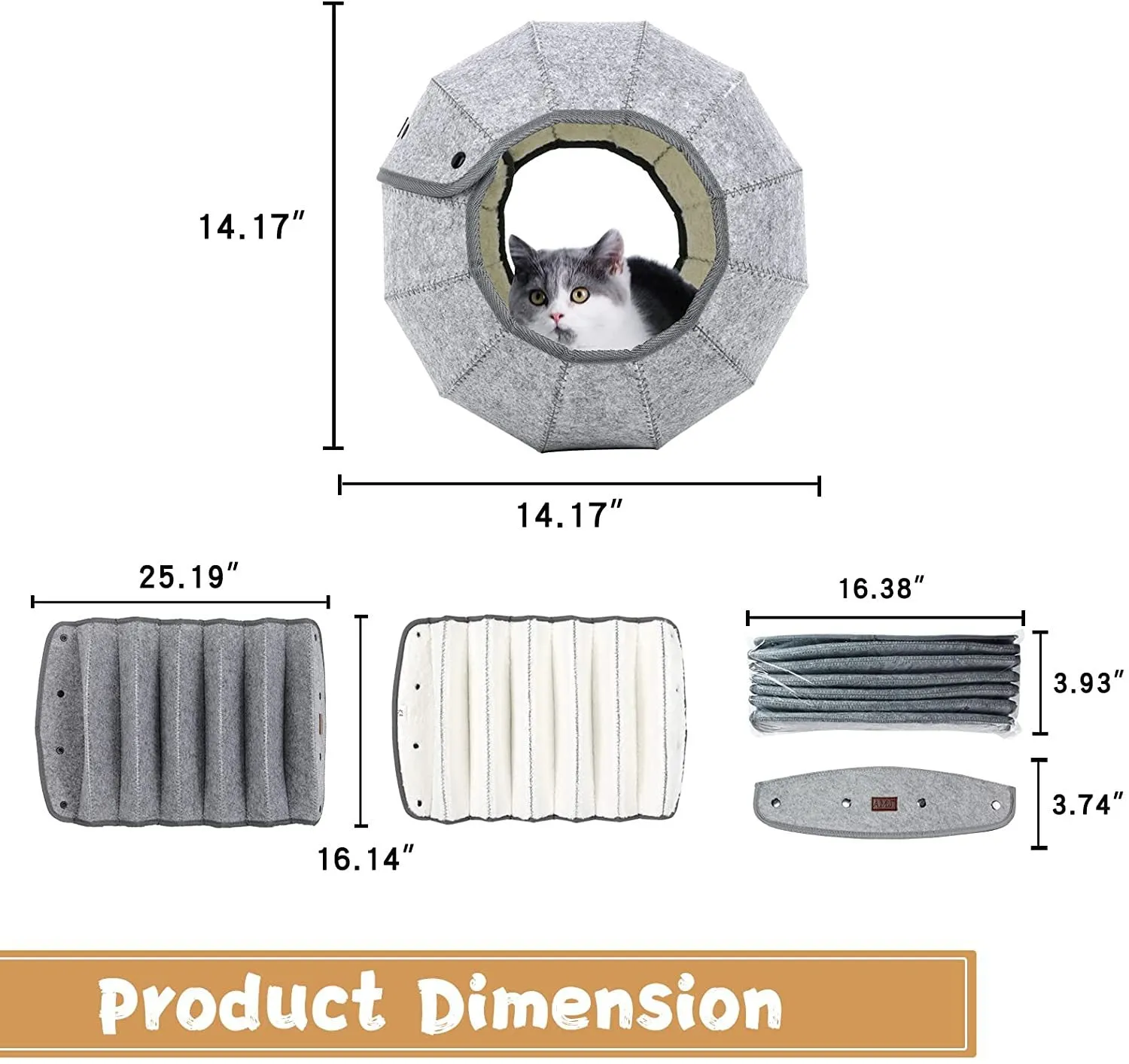 Foldable Breathable Cat Kennel/Tunnel