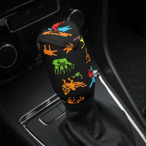 Gear Knob Cover for Cars | Manual or Automatic Transmission stick cover | Car Shifter Gear cover-Haring style