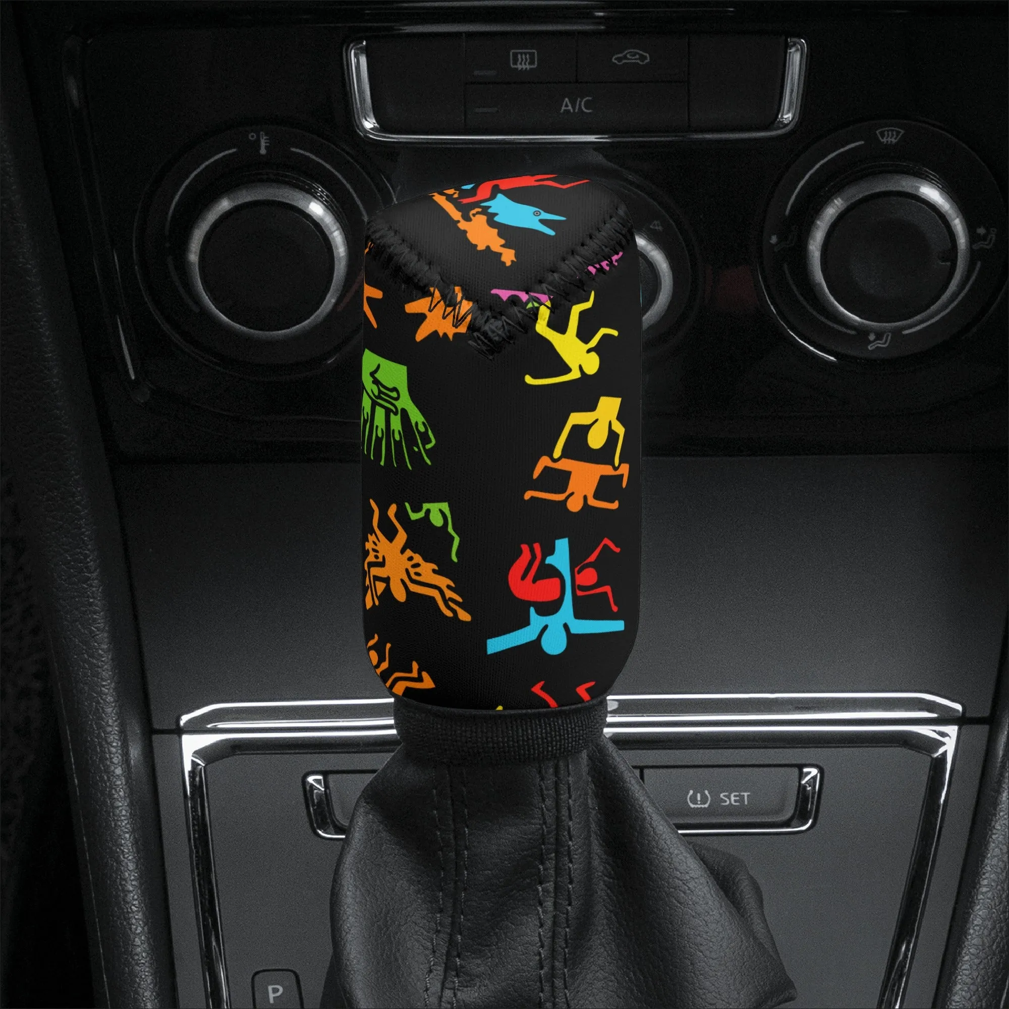 Gear Knob Cover for Cars | Manual or Automatic Transmission stick cover | Car Shifter Gear cover-Haring style