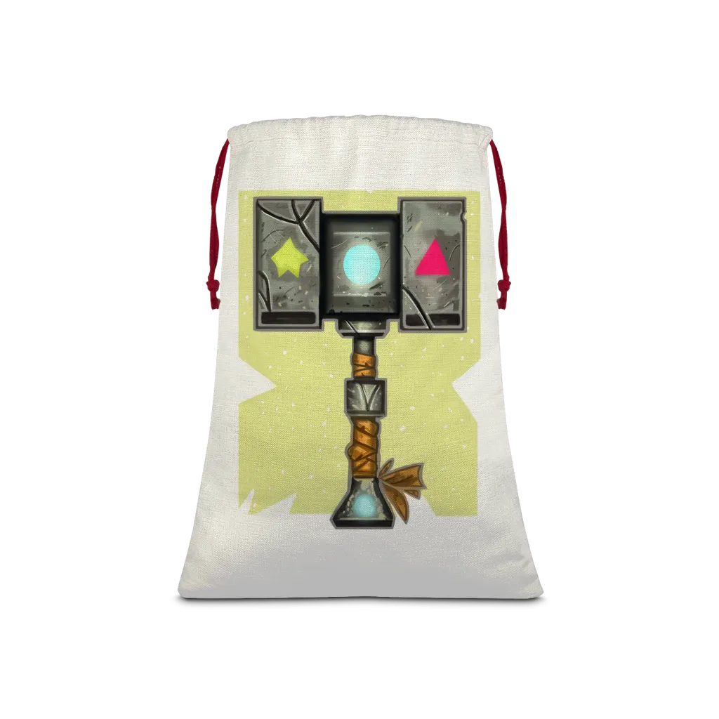 Hammer Sublimation Linen Drawstring Sack