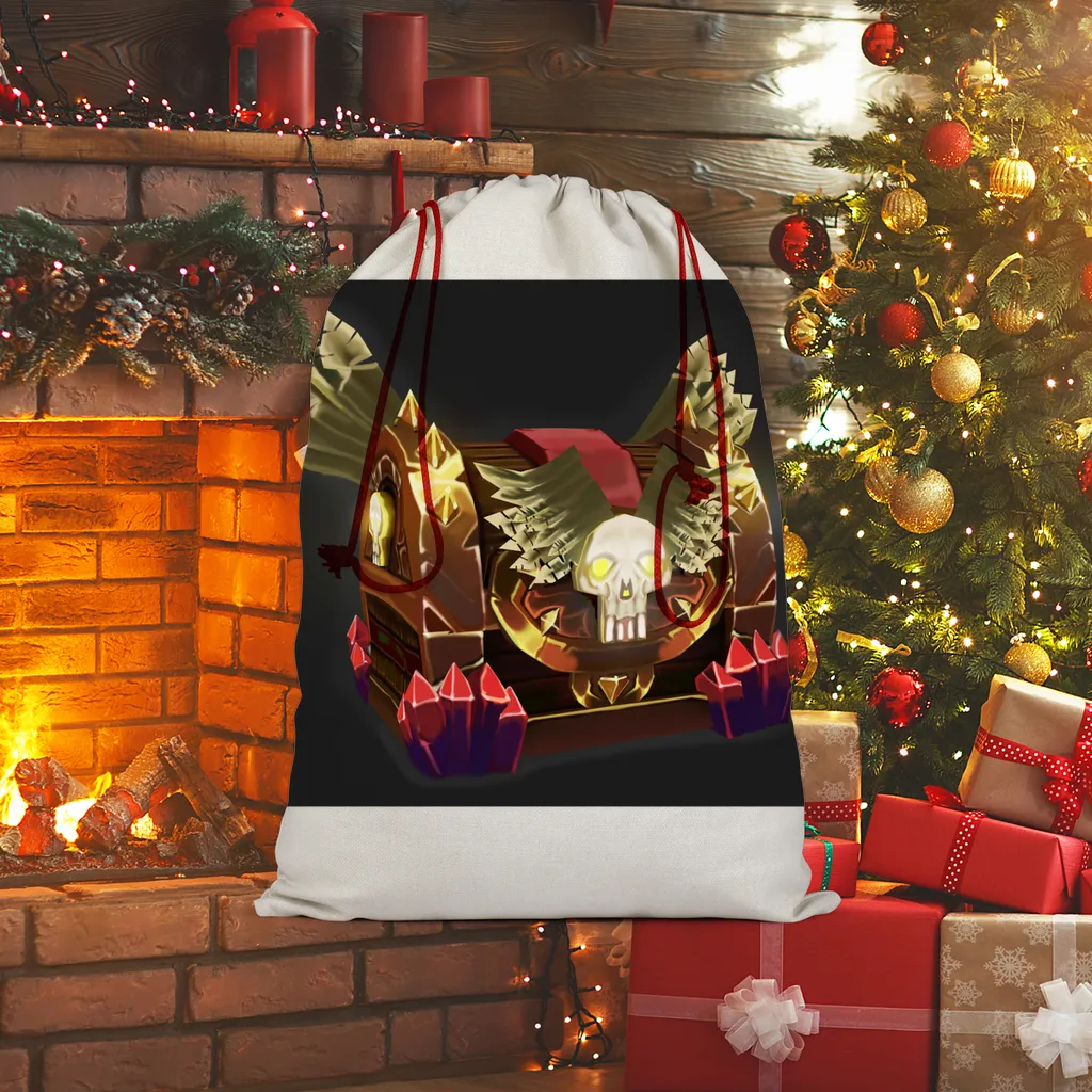 Hand-Painted Chest Sublimation Linen Drawstring Sack
