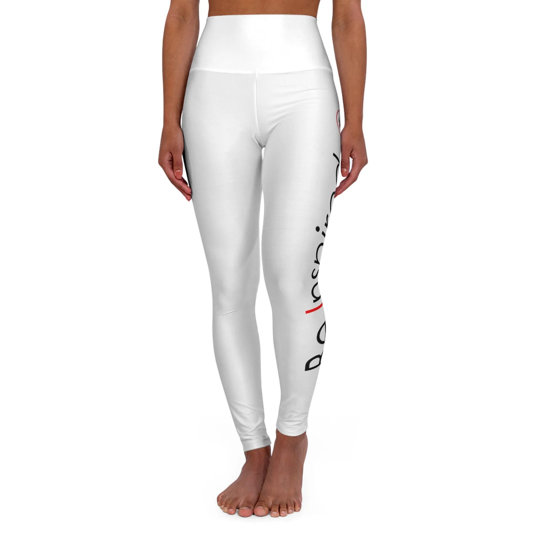 Inspire Wear High Waisted Yoga Leggings (AOP)