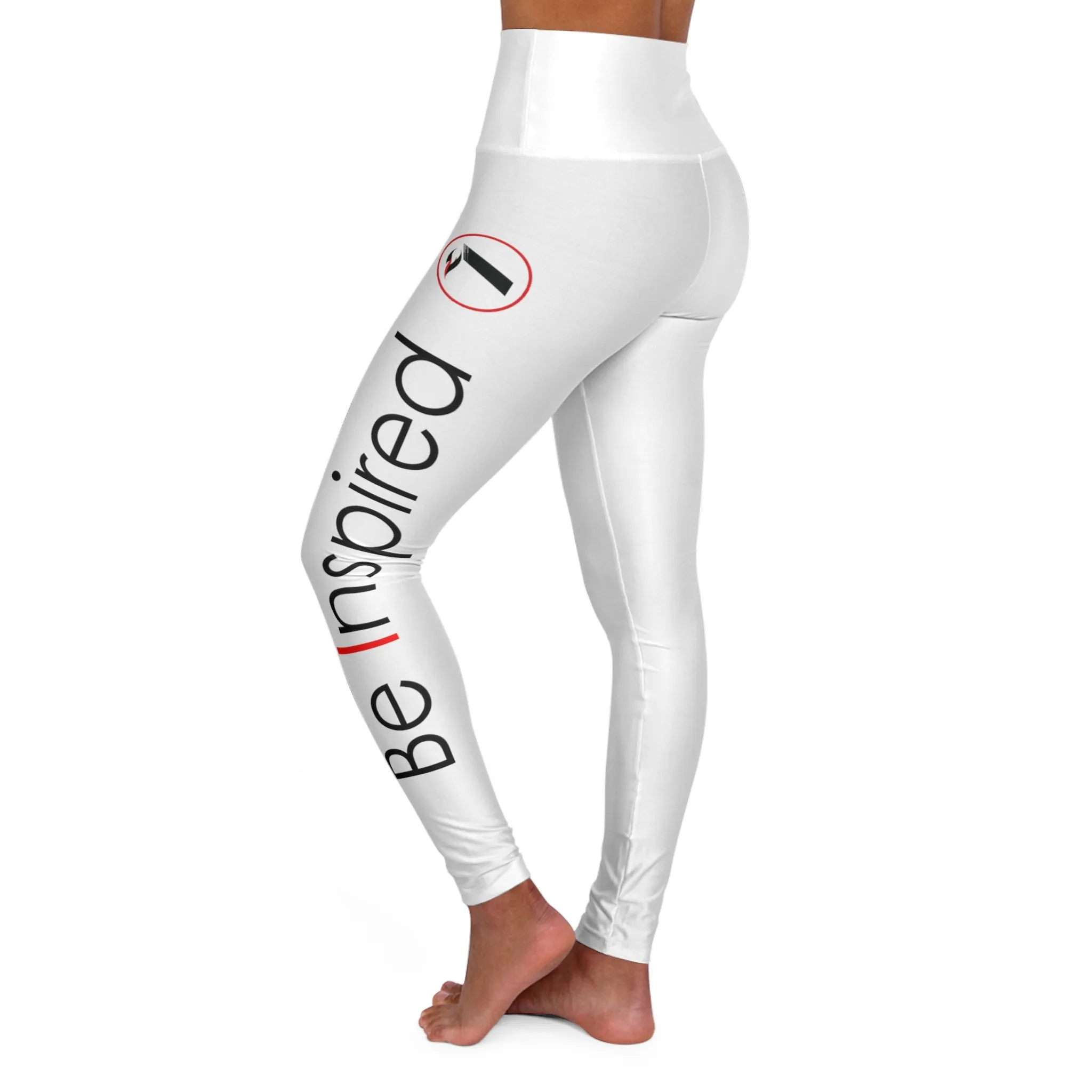 Inspire Wear High Waisted Yoga Leggings (AOP)