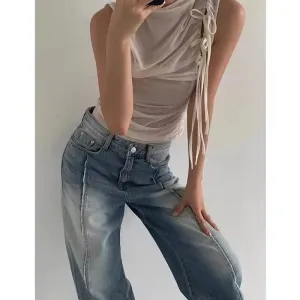 Josie Ruched Mesh Tank Top