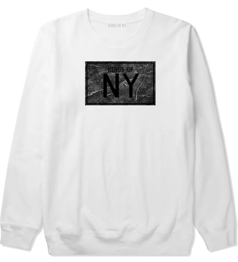 Kings Of NY Granite Print Boys Kids Crewneck Sweatshirt