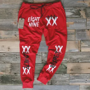 Lobby Runnin French Terry Yard Sweats Fire Red