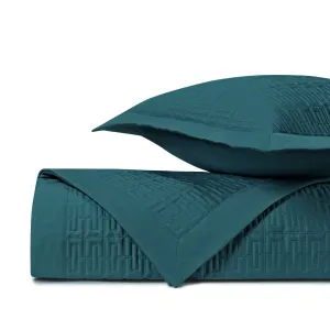 Londres Quilted Teal by Home Treasures