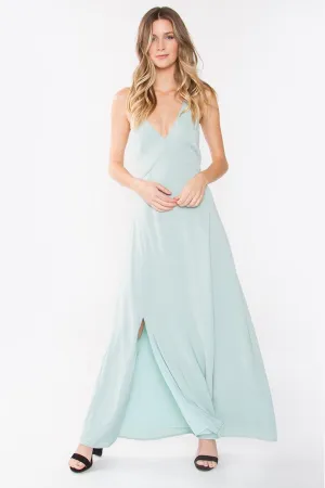 Maida Plunging Maxi Dress