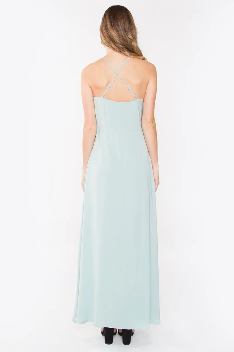 Maida Plunging Maxi Dress