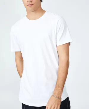 Men's organic long T-shirt COTTON ON, white