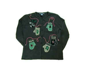 Mittens On The Line-Small Christmas Sweater