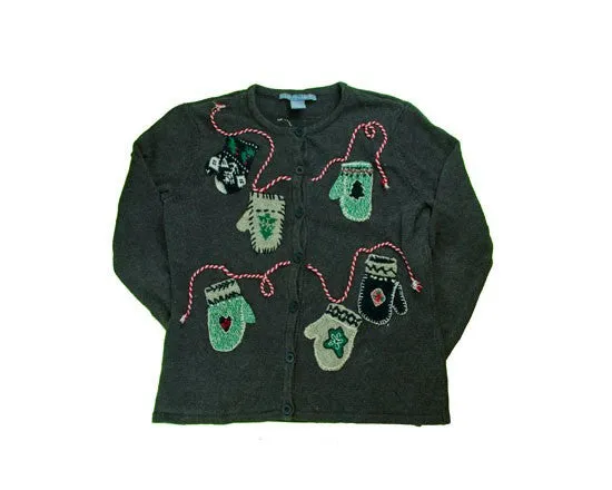 Mittens On The Line-Small Christmas Sweater