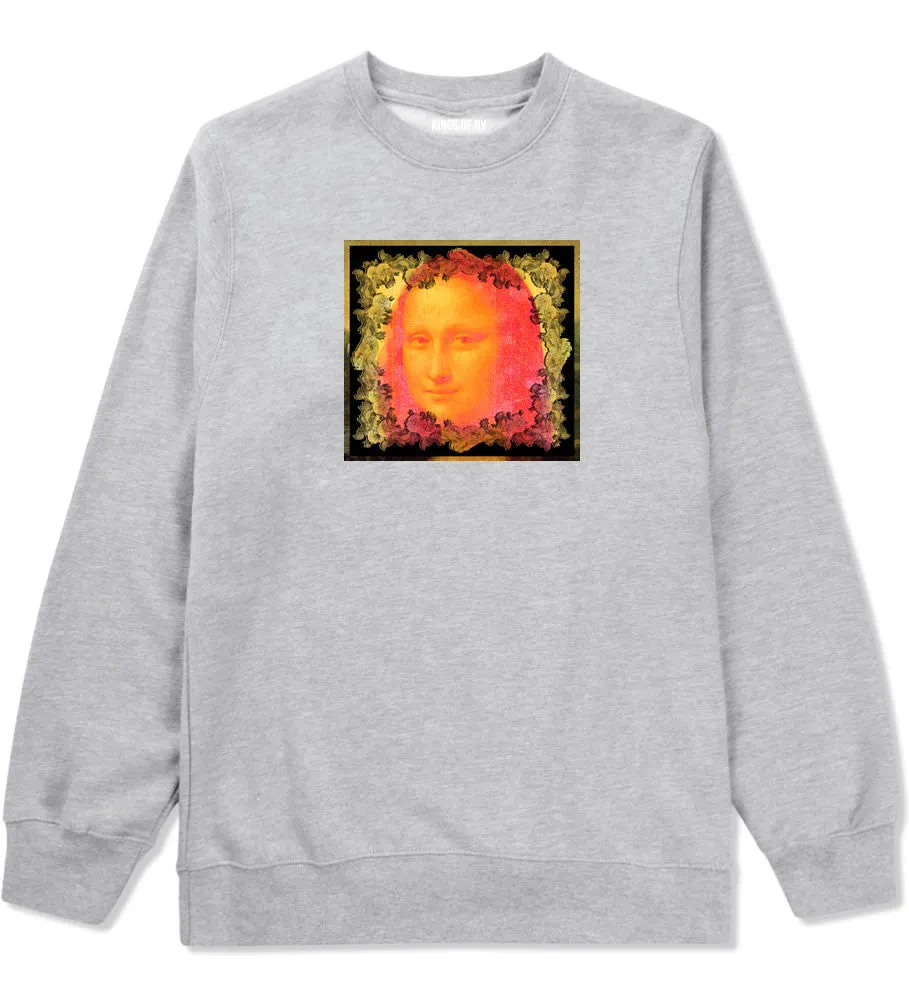 Mona Lisa Painting Art Crewneck Sweatshirt