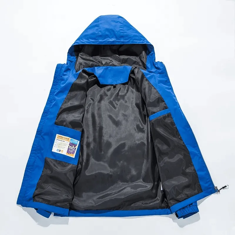 Outdoor Hooded Waterproof Windbreaker Jacket - SF1985