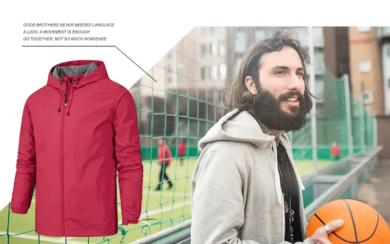 Outdoor Hooded Waterproof Windbreaker Jacket - SF1985