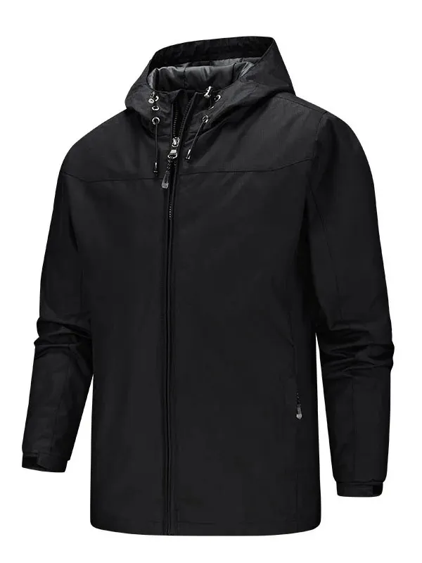 Outdoor Hooded Waterproof Windbreaker Jacket - SF1985