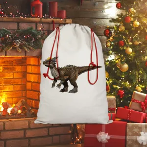 Pachycephalosaurus Sublimation Linen Drawstring Sack