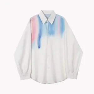 Pre Order:  Watercolor Drip Loose Fit Shirt