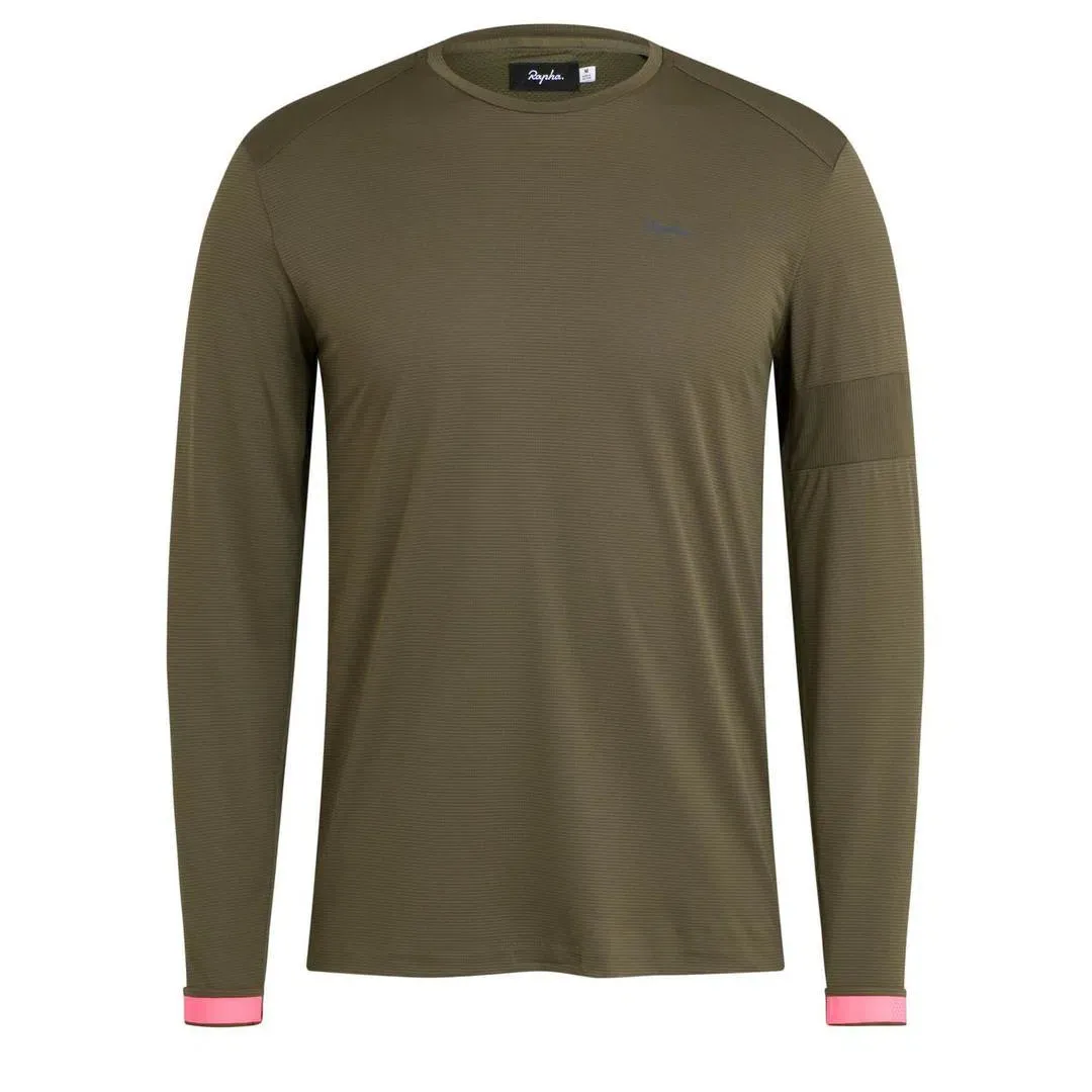RAPHA Long Sleeve Technical Tshirt - OLN Green
