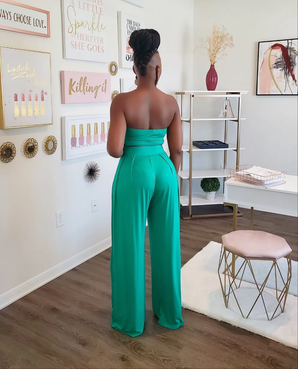 Spring Haze 2pc Pants Set - Solid