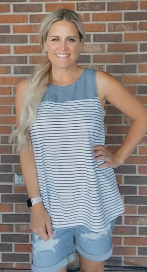 Striped tank