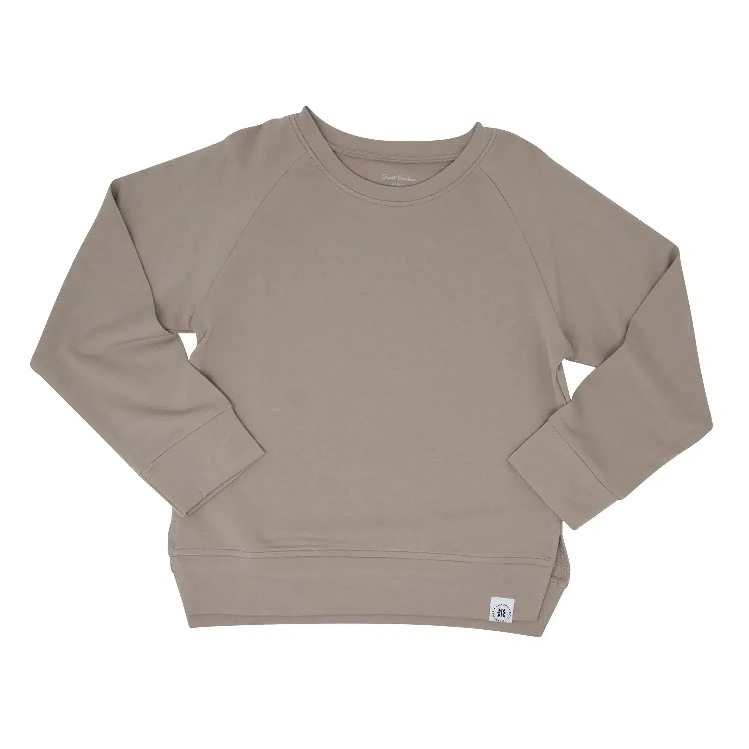 Sweet Bamboo - Crew Neck Jogger Set - Just Taupe