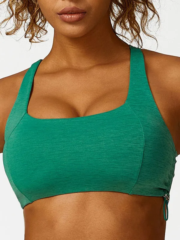TEEK - Drawstring Yoga Breathable Bra