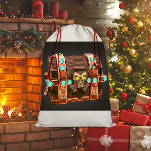 The Bad Bone Sublimation Linen Drawstring Sack