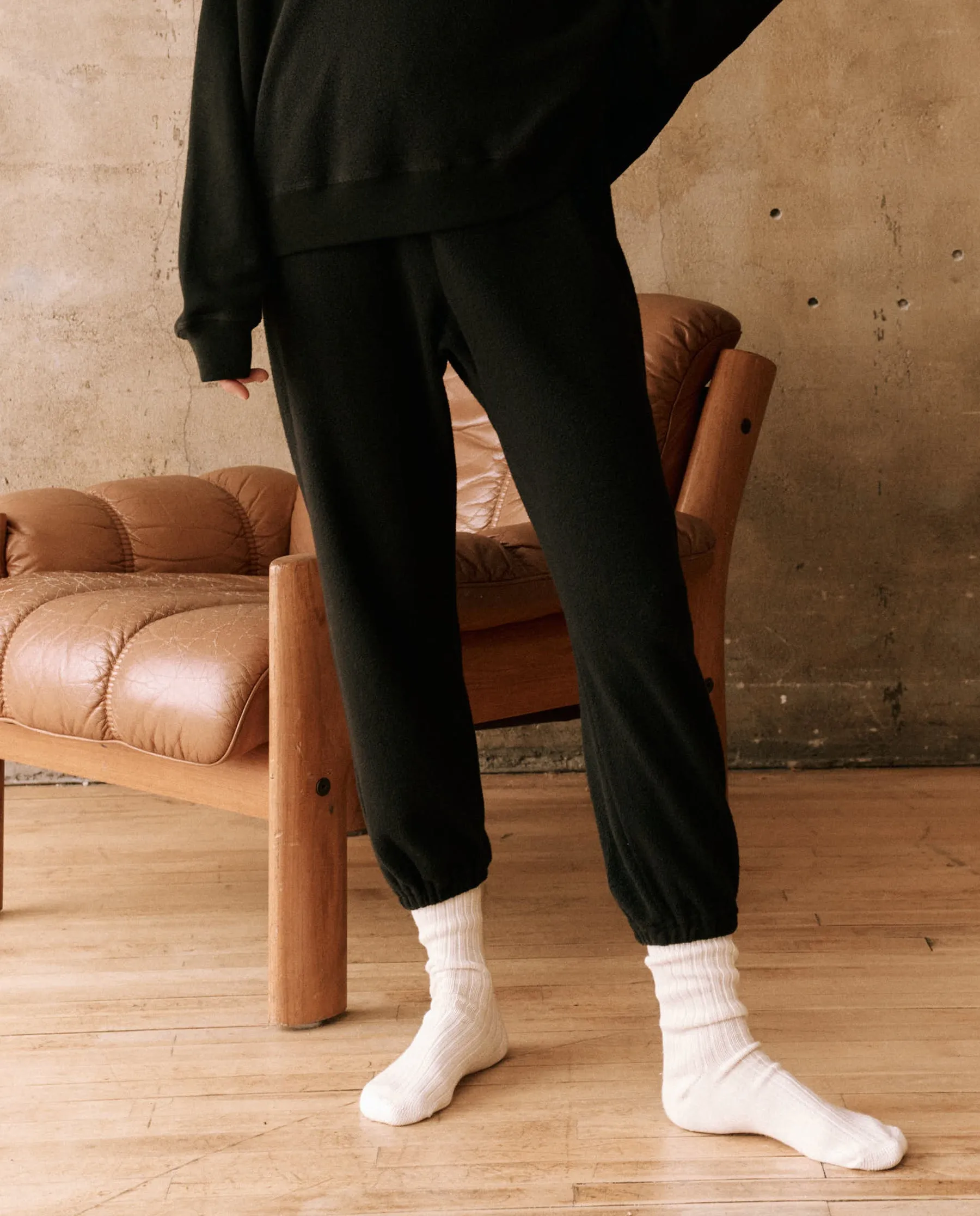 The Fleece Stadium Sweatpant. -- Almost Black