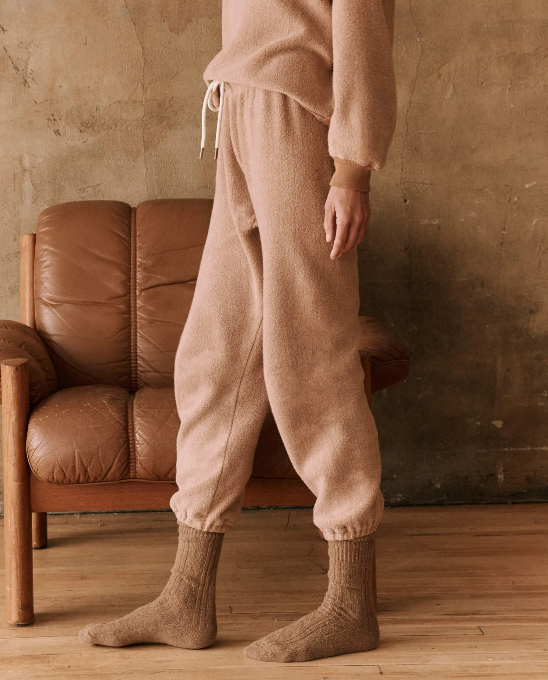 The Fleece Stadium Sweatpant. -- Fawn
