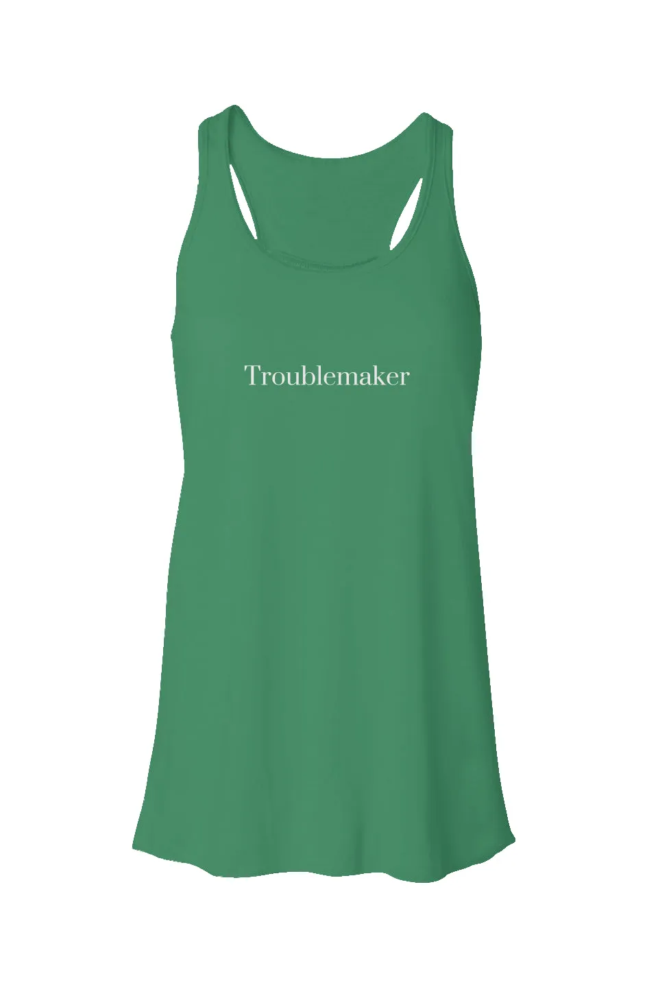 Troublemaker Flowy Racerback Tank - Fern and Oak