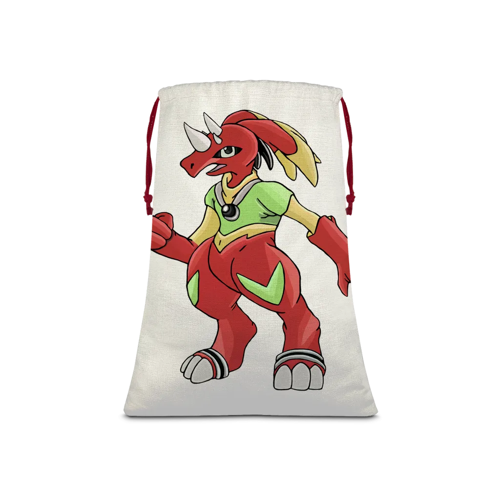 Tsostkibird Sublimation Linen Drawstring Sack
